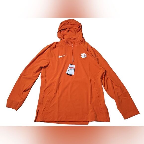 Nike Clemson Jacket. New with tags. Mens size large hood inside zip in collar. - Picture 2 of 3